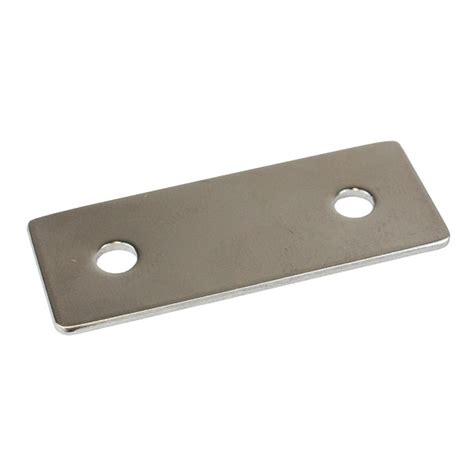 metal plate with two holes